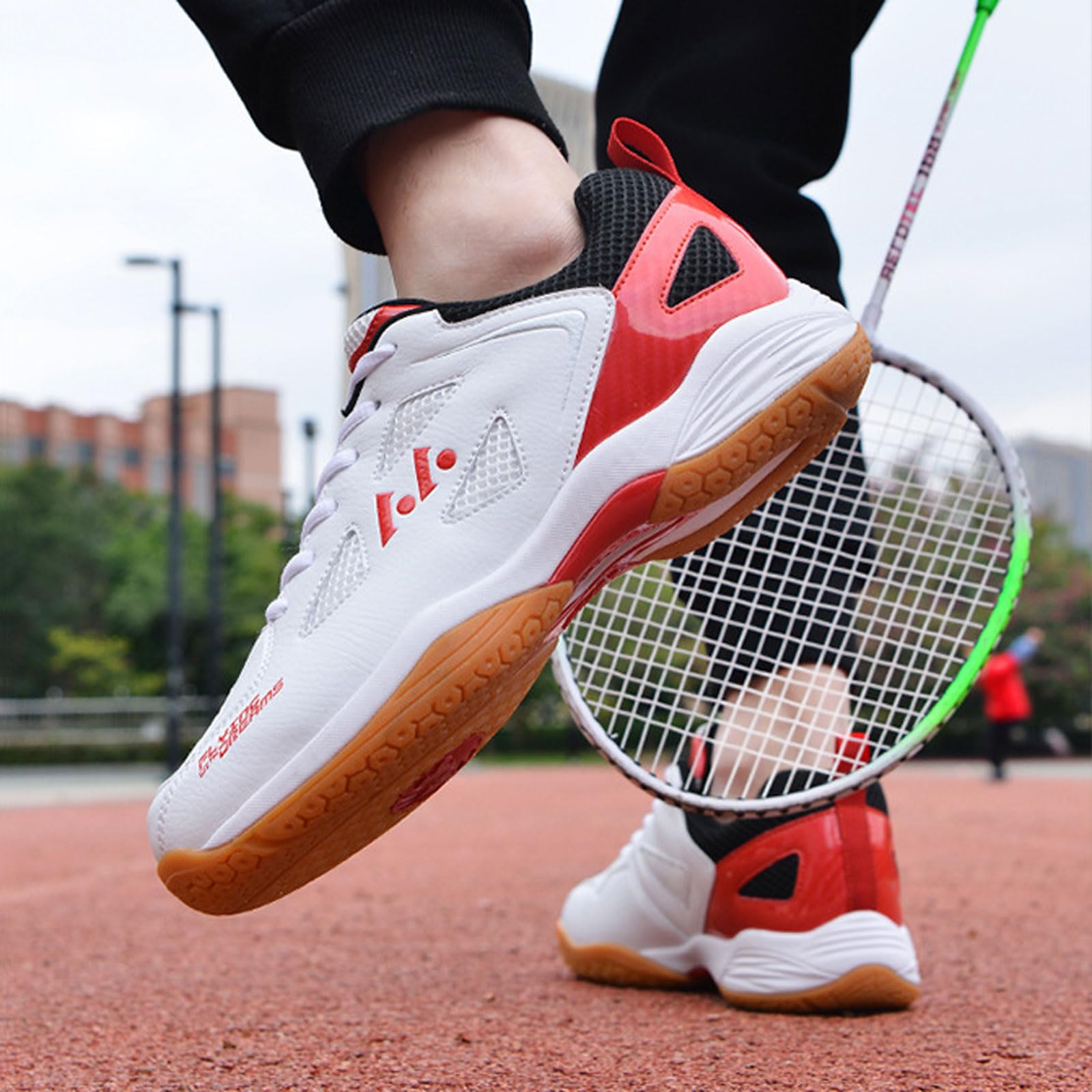 Zapatillas Tenis,Zapatos De BáDminton,Zapatillas De Squash Ligero Antideslizante Zapatos Deportivos Hombre Transpirable Zapatillas Voleibol Hombre Mujer para Adulto Deportes Fitness