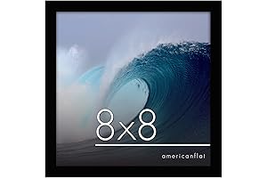 Signature Collection: 8 by 8 Picture Frame in Elegant Black