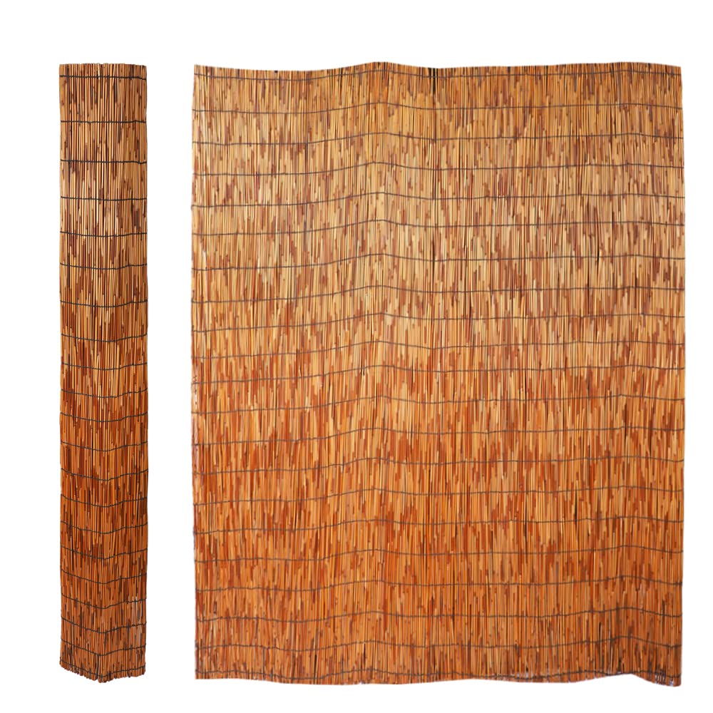 Yatai Decor Natural Bamboo Blinds Roller Sun Shade For Outdoor Indoor – Bamboo Roller Blinds Roman Window Shades Roll – Natural Reed Bamboo Curtain – UV Protection Breathable Roll Up (1.8m x 2.5m)