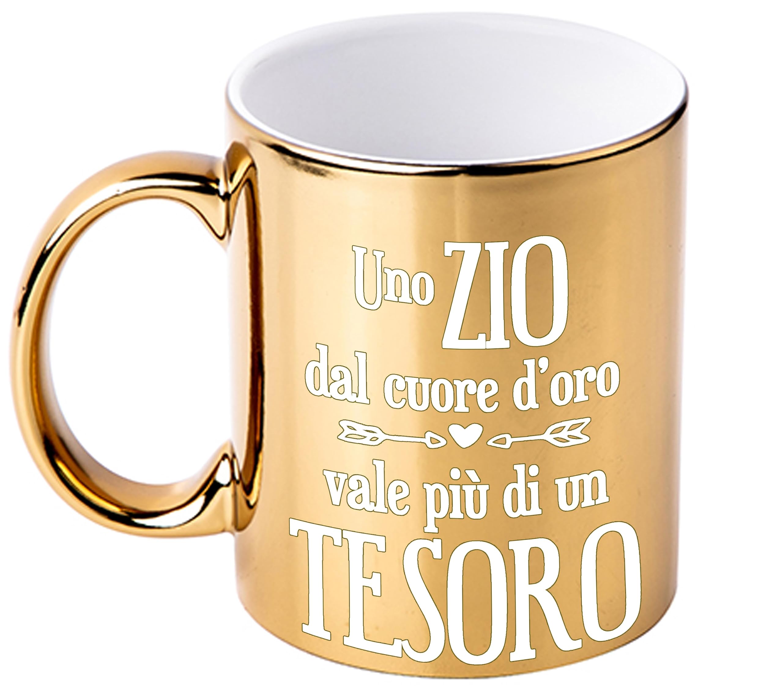 Tazza Regalo Per Nipote Da Zio "Questa Signora Ha Lo Zio Migliore" - Ceramica Bianca, Lavabile In Microonde