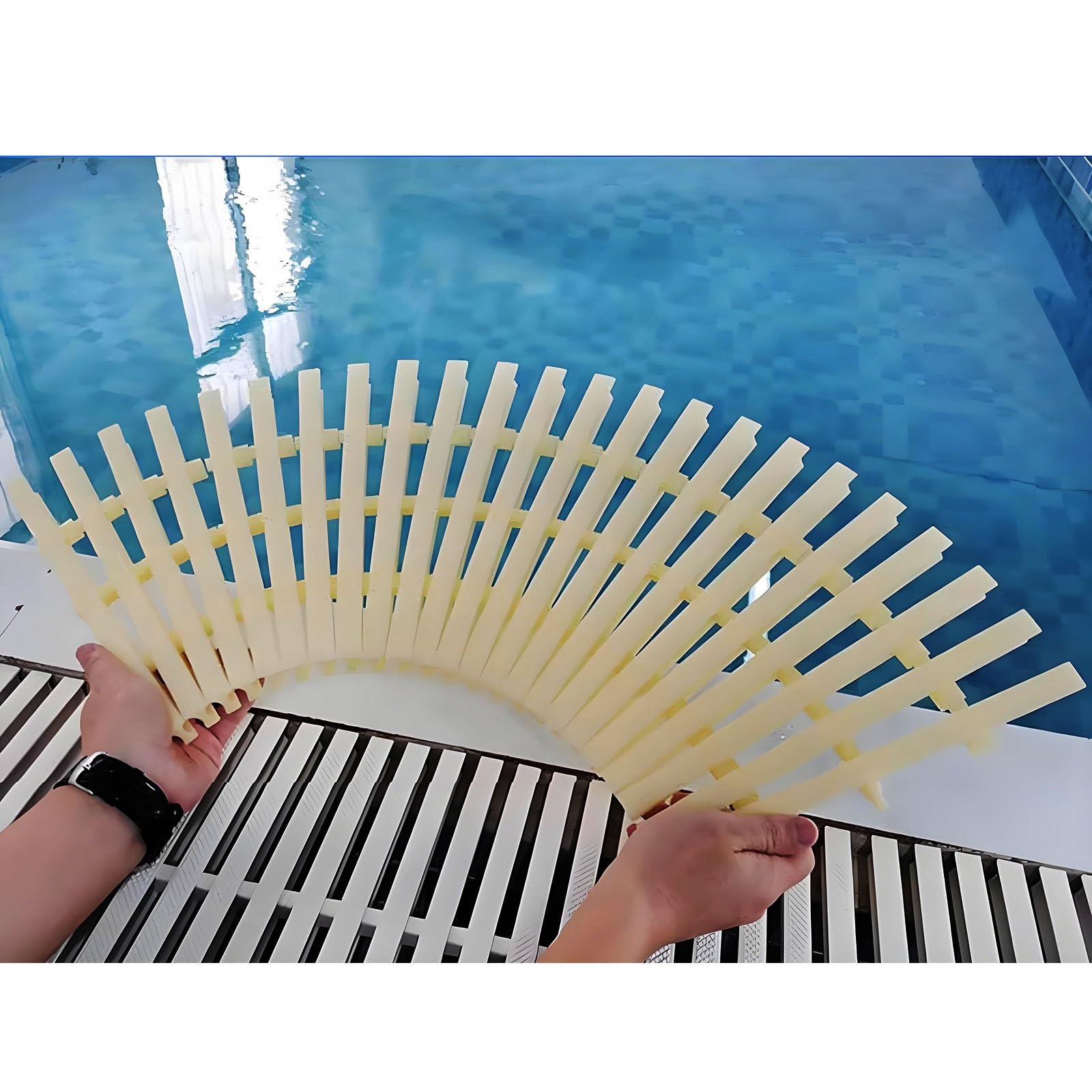 Drain de canal rigide pour piscine et salle de bain lot de 10 grilles haut de gamme 30cm