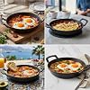 Deconox 2'li Granit Alüminyum Döküm Sahan Seti | Yapışmaz Yumurta & Kızartma Tavası | Granit Omlet Tavası (18cm + 20cm) | Eşit Isı Dağılımı ve Dayanıklı (18CM 1 ADET)