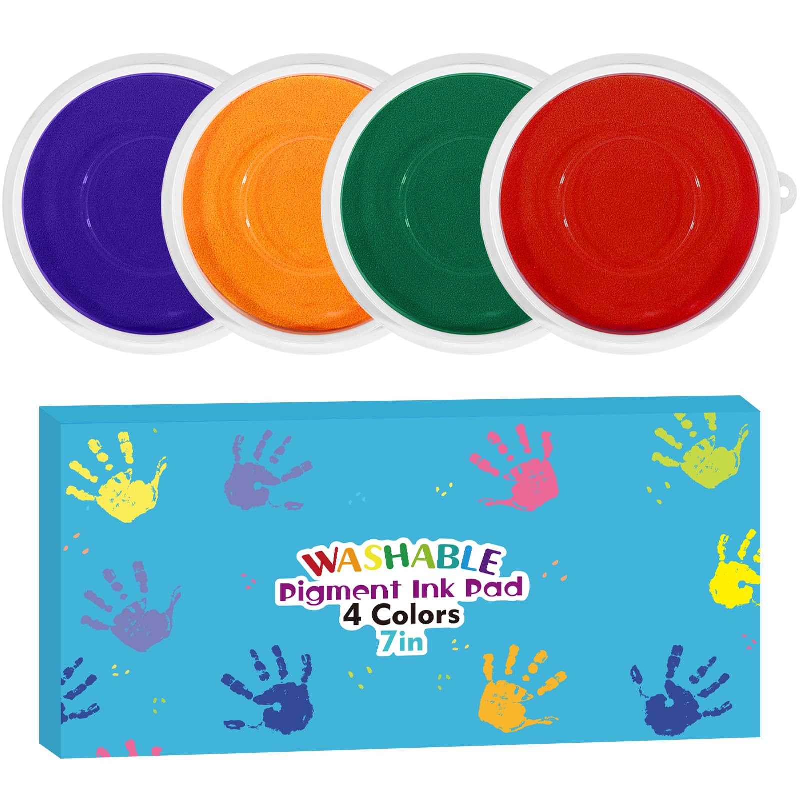 Photo 1 of CraftyManor 7 Inch Large Ink Pad (4 Colors)