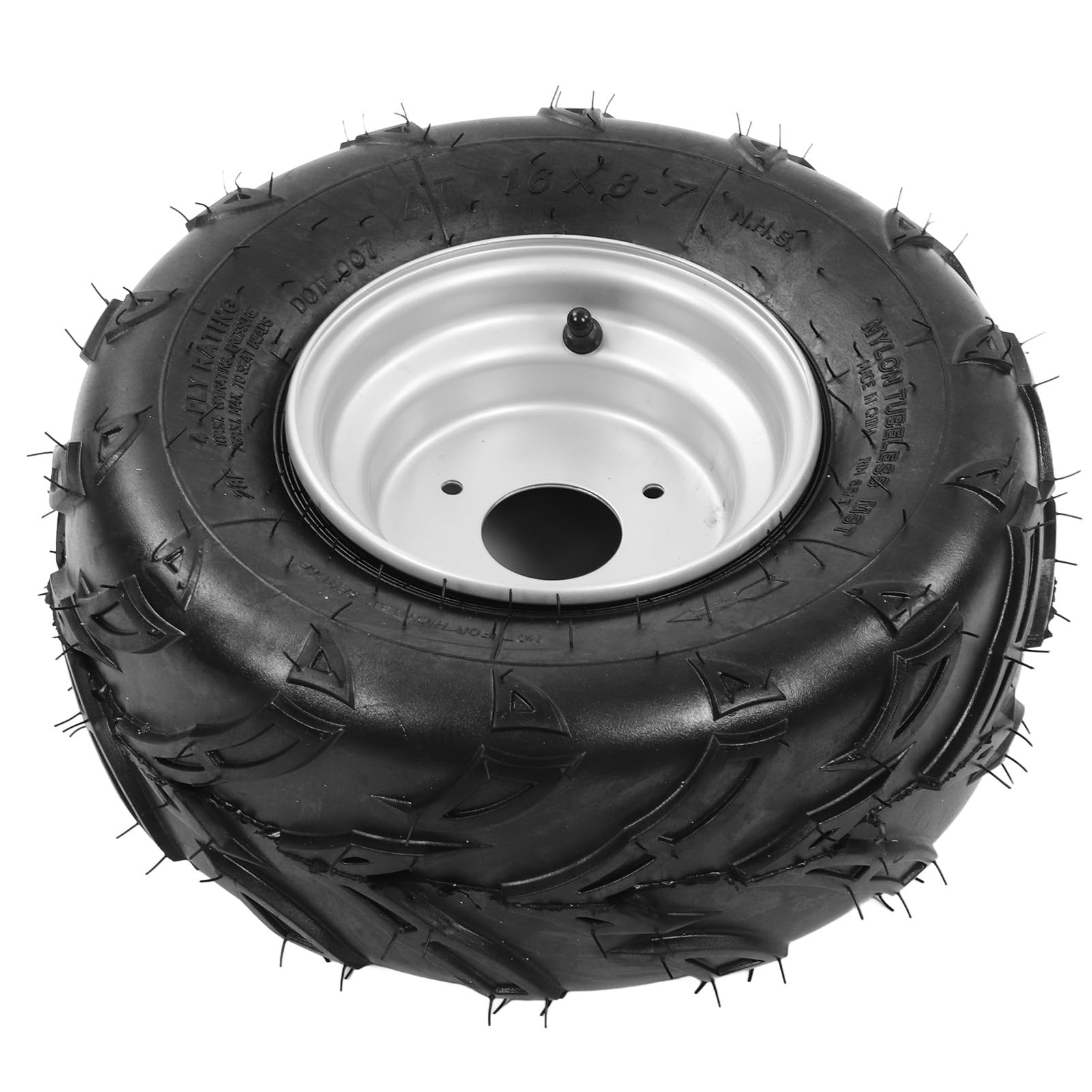 Pneu 16 x 8 7" intégré résistant aux vibrations d'installation Tire ATV UTV Go Karting Pneu lourd avec hub