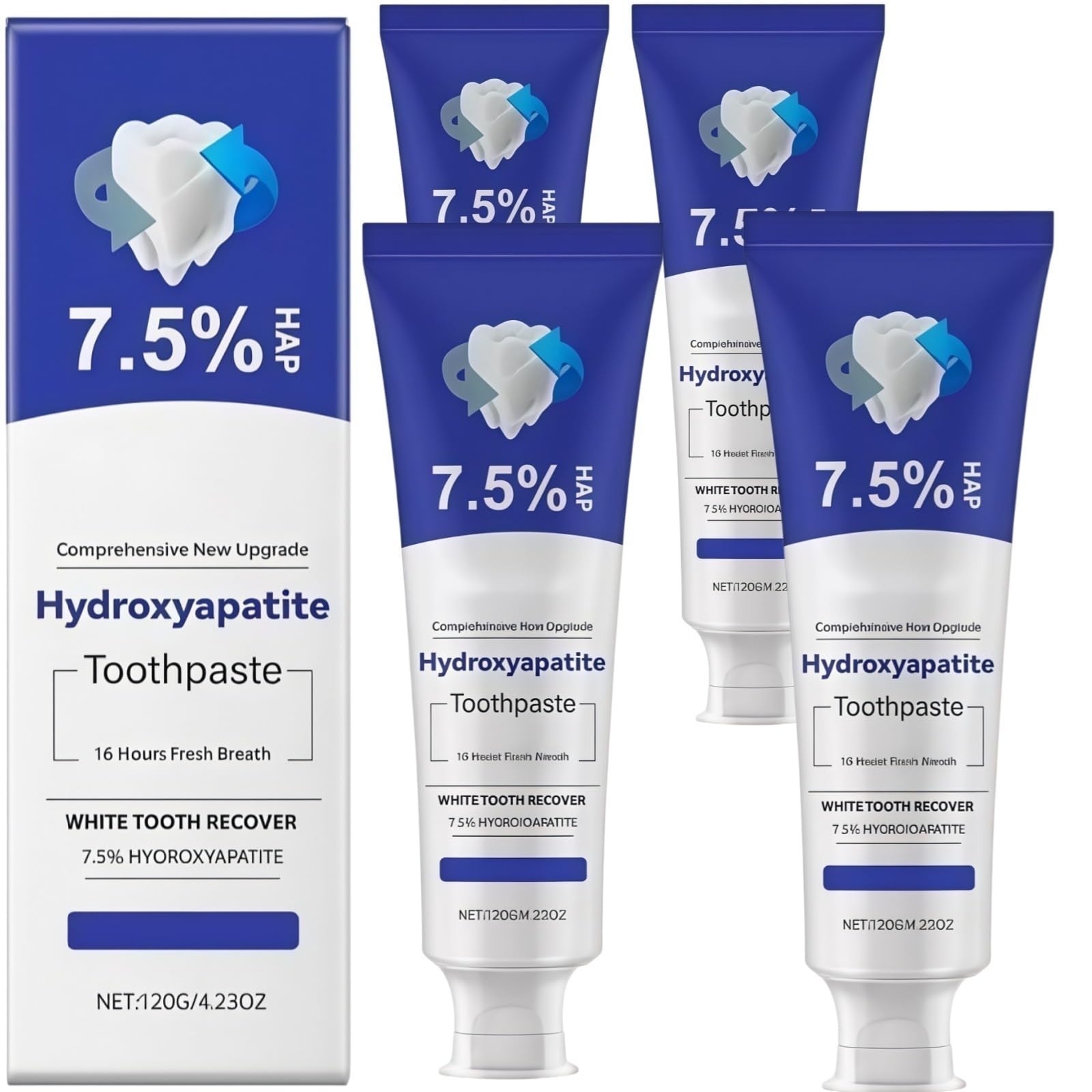 Dentifricio sbiancante con niacinamide, pasta dentale sbiancante