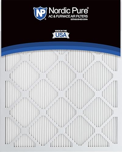Miniatura 12 de Nordic Pure 24x24x1 (23 3/8 x 23 3/8 x 3/4) Pleated MERV 12 Air Filters 6 Pack