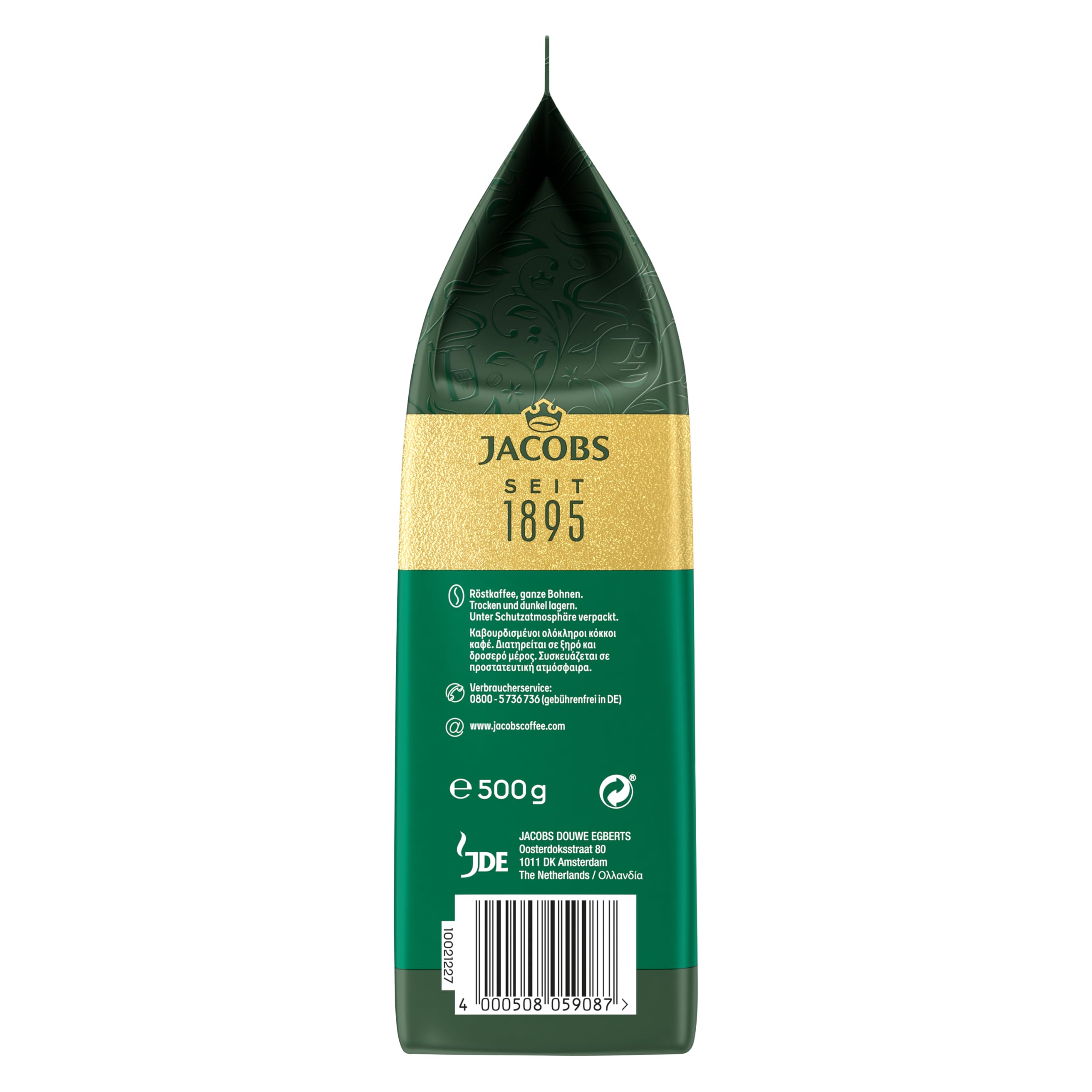 Jacobs Krönung Aroma-Bohnen Classic, Kaffee Ganze 12er Pack (12 x 500 g)