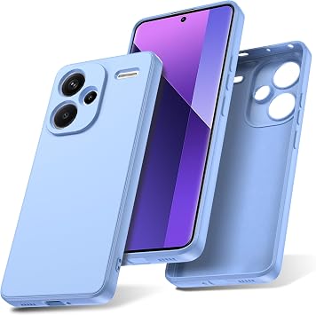 Watana for Redmi Note 13 Pro Plus 5G Case,Silicone Phone Case,Light Blue