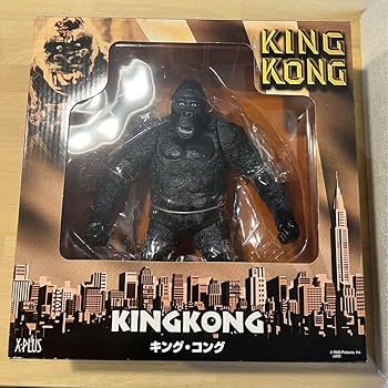 新品未開封 エクスプラス 映画『KING KONG』 PVCキング・コング 楽天市場】1933年映画版「KING KONG」 PVCフィギュア キング