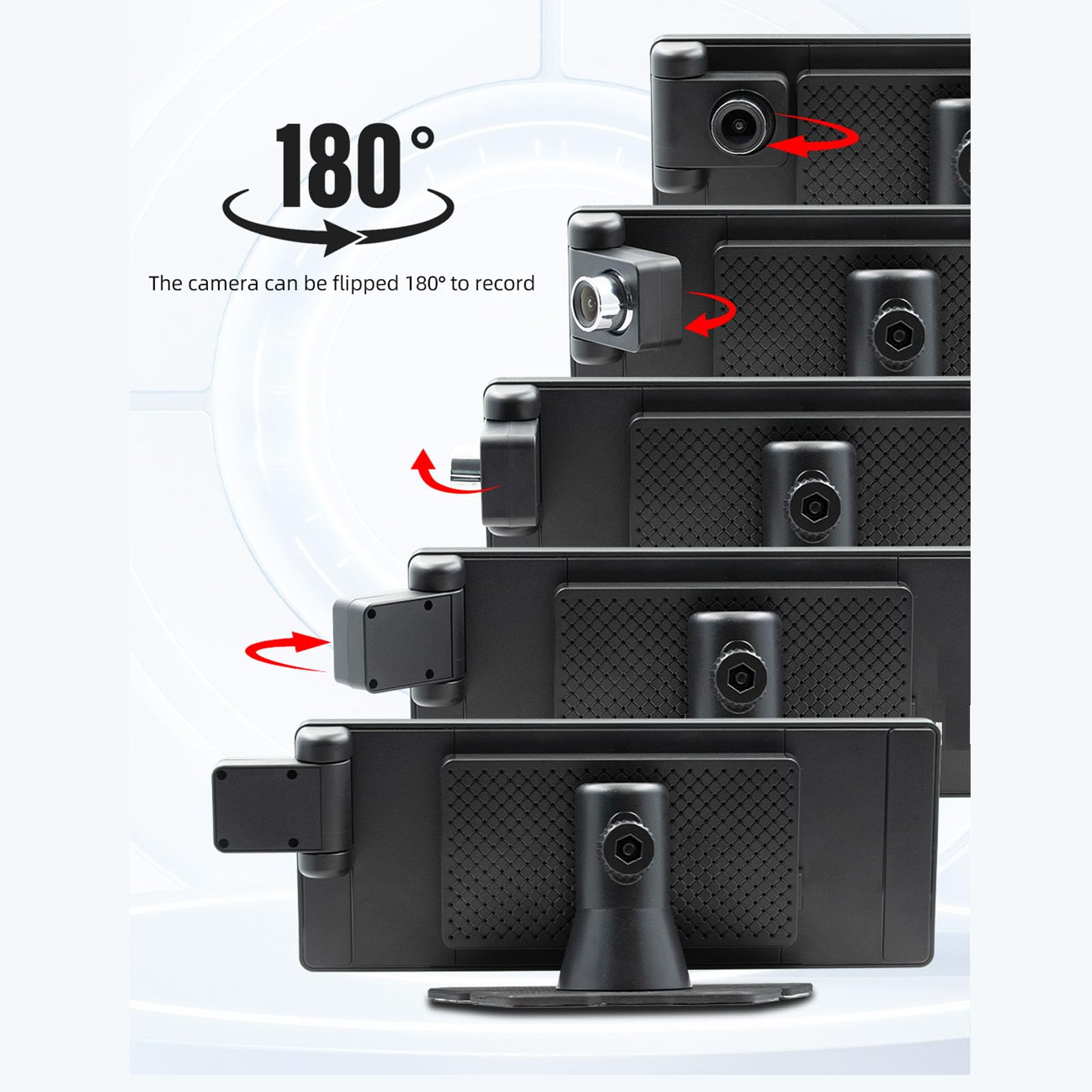 Estéreo para Automóvil de 10,26 Pulgadas, Pantalla Táctil FHD IPS, Compatible con, Android Auto, BT, MirrorLink, Navegación GPS, para Cualquier Automóvil