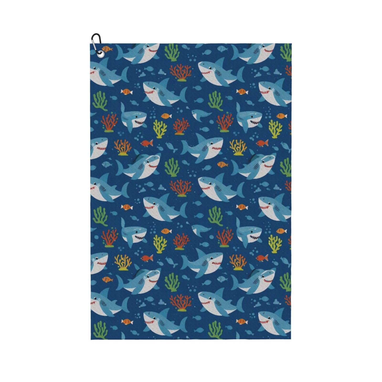 BSDFGSDD Sea Shark Golf Towel 24 x 16 inches