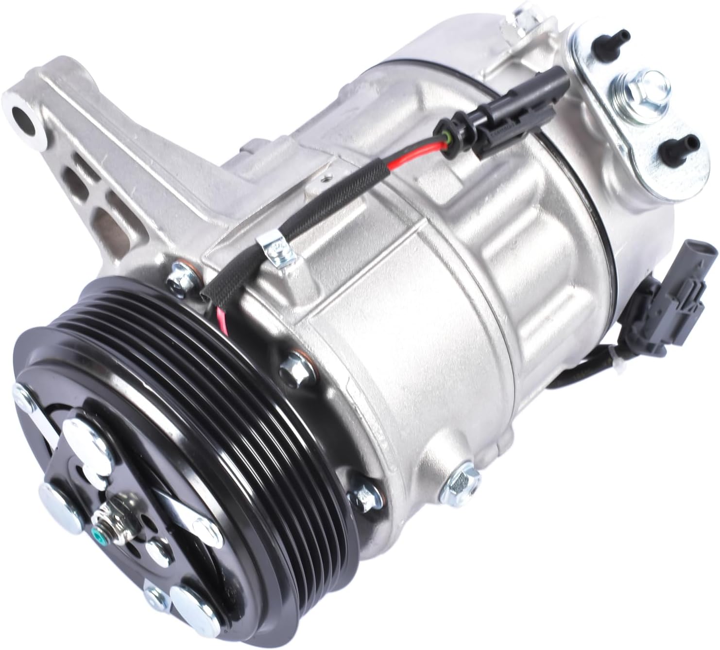 AC Compressor with 6-Groove Pulley Replacement for Chevy Impala 2012-2014 Impala Limited 2014-2016 Equinox 2012-2016 GMC Terrain 2012-2016 22798744 23232322