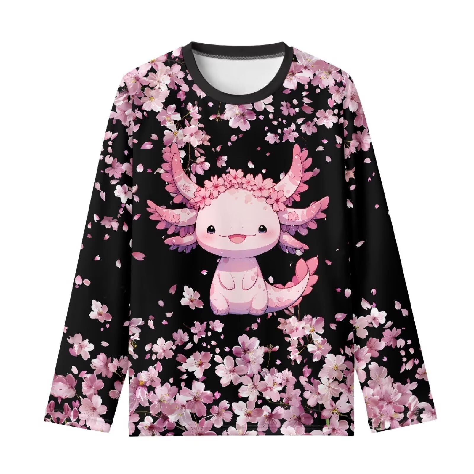 Long Sleeve Shirts for Girls Casual Crewneck Tops Fall Winter Outfits for 3-16 Years Old
