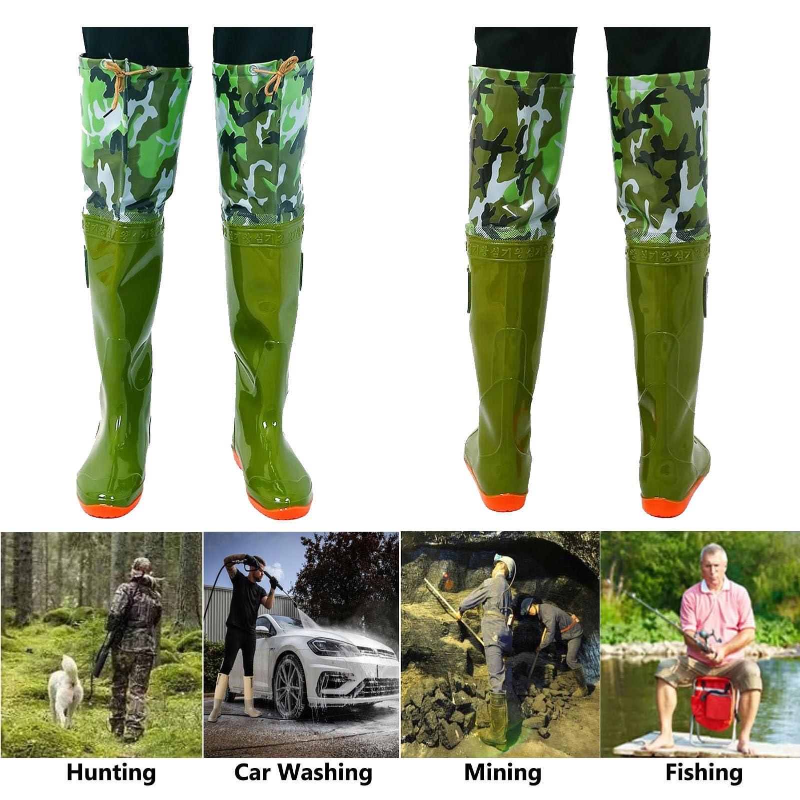 Trampolieri da Pesca | Trampolieri da pesca, Trampolieri da anca for uomo e donna Verde UK 4-9(9 UK)