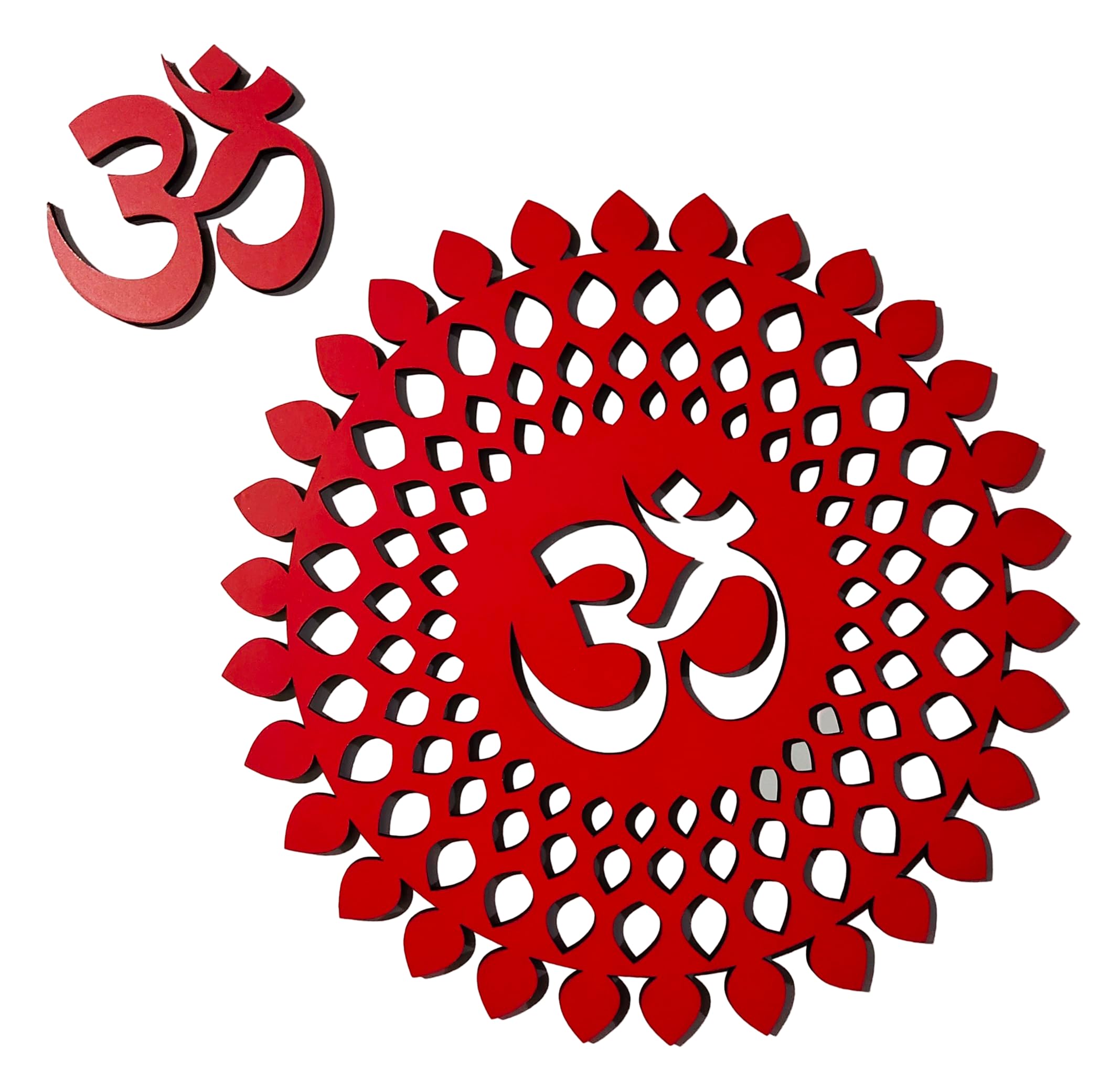 Golden Om Wall Hanging - Chakra Decor -19 Golden Om Wall Hanging - Chakra Decor -19