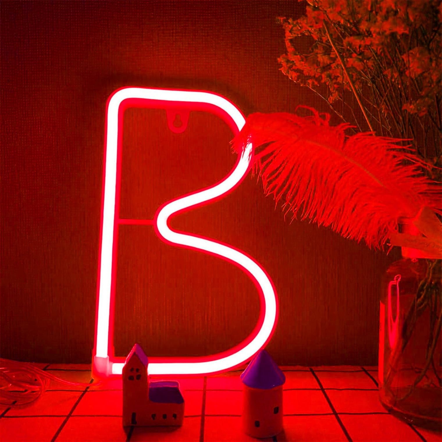 LED Marquee Letter Lights, Light Up Letters Glitter Alphabet Letter Sign Battery Powered for Night Light Birthday Party Wedding Girls Gifts Home Bar Christmas Decoration