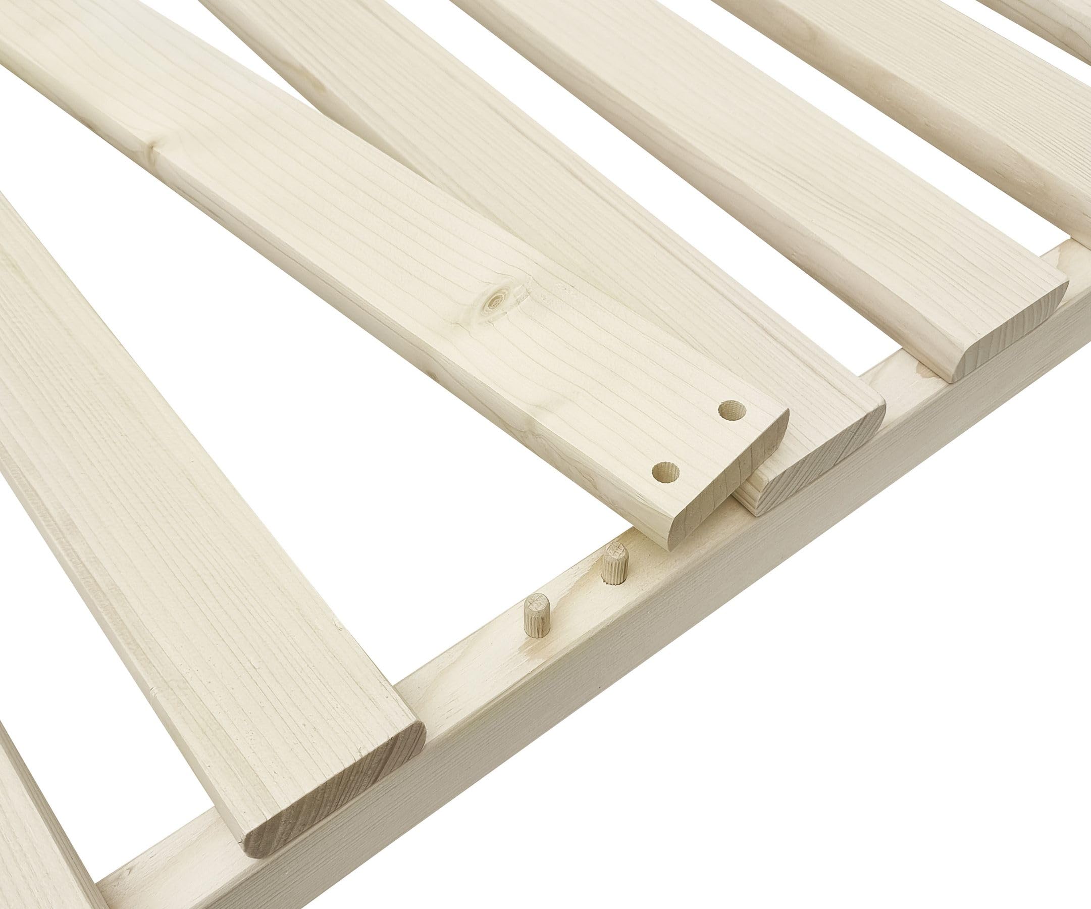 Erst-Holz Doghe rigide extra robusto senza metallo “Extra” in abete rosso/abete con 21 doghe V-70.97