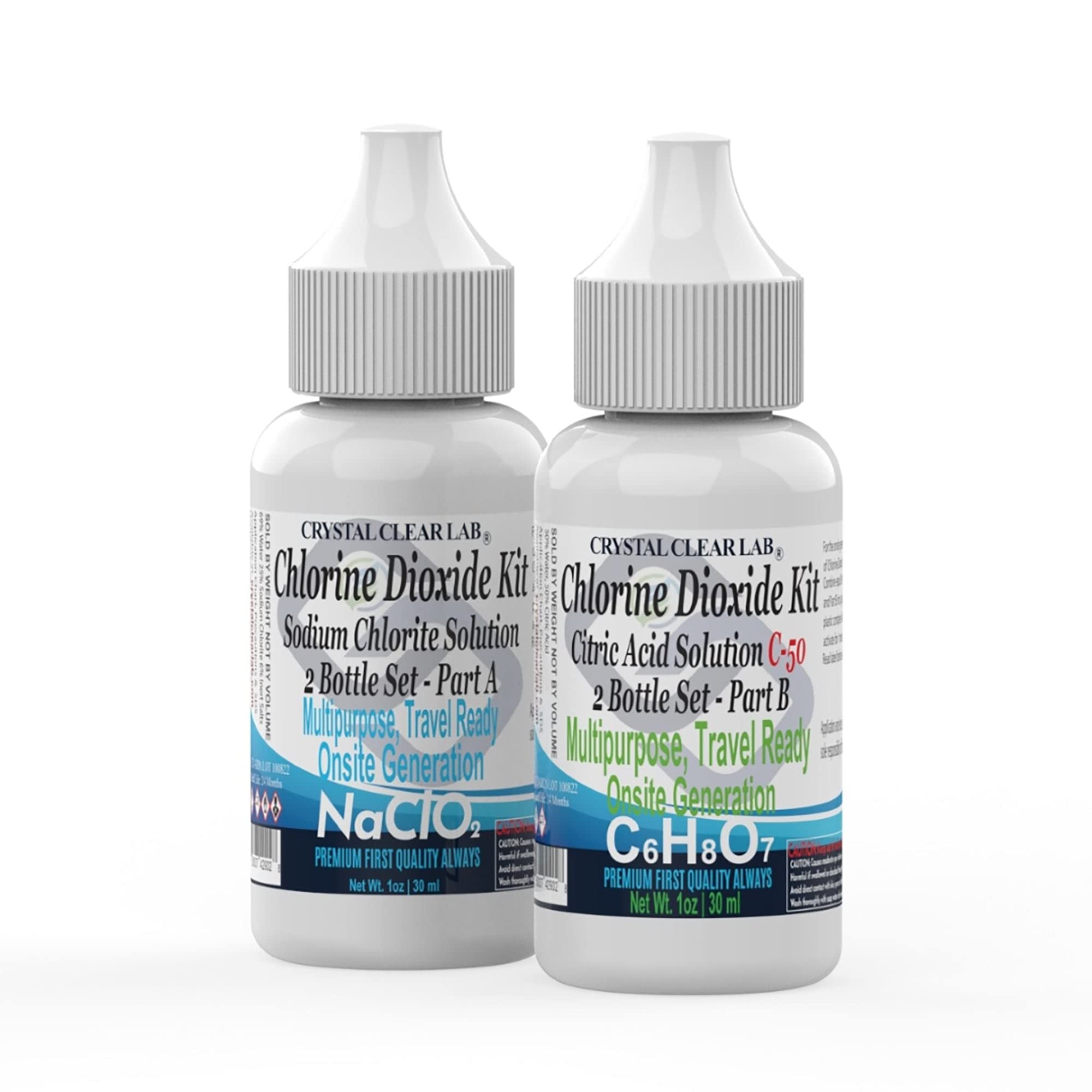 Buy Crystal Clear Lab Chlorine Dioxide Citric and Sodium Solution