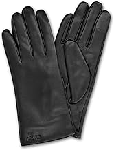 Navaris Touchscreen Nappa Leather Gloves for Women - Leather Gloves made of Lambskin with Cashmere Mix Lining - Women's Gloves with Touch Function