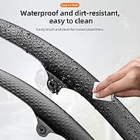 Vista 5 de ROCKBROS Guardabarros de bicicleta de liberación rápida ligero de carretera Guardabarros 700C trasero o delantero de bicicleta guardabarros