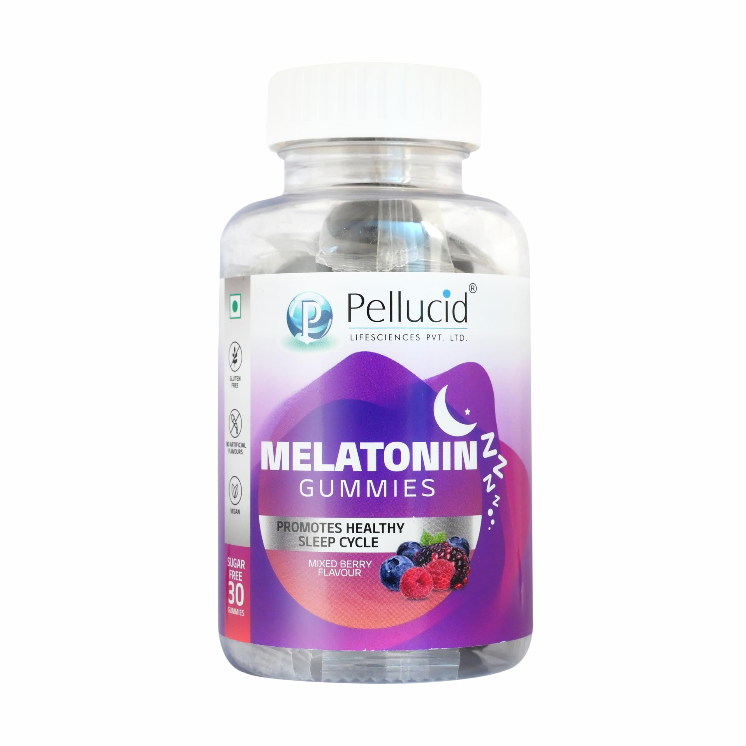 Pellucid Melatonin Gummies for Men & Women, Promotes Deep Sleep, Mixed Berry Flavour, 30 Gummies (B0CZT5HWGH) Amazon Price History, Amazon Price Tracker
