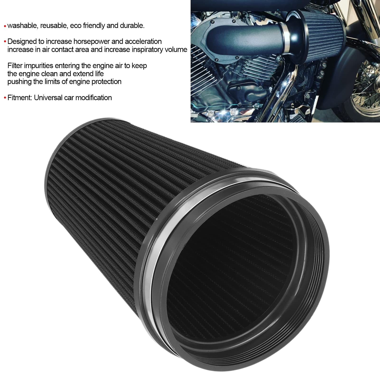 high flow luchtfilter k&n can-am - VN Motorsport