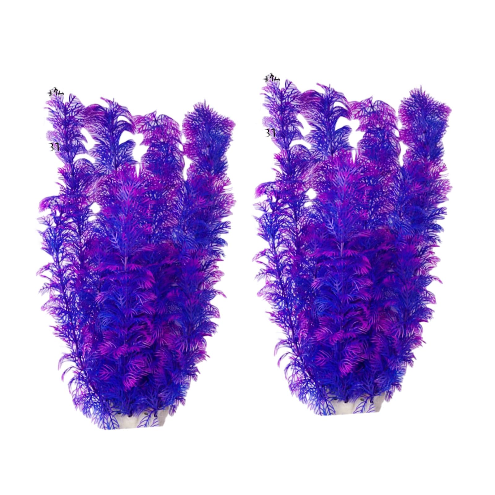 OSNIYAW 2pcs Artificial Underwater Plant Aquariums Fish Tanks Seaweed Decoration Water Grass Viewing Decorations for Homes Water Grass Viewing Decorations