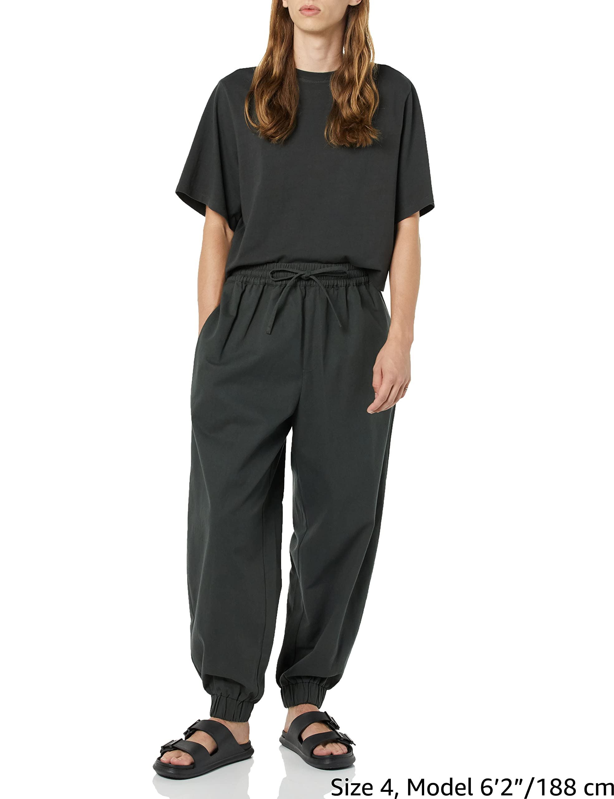 rare/self Pantaloni Jogger All Gender, Stile Pull-On, in Twill