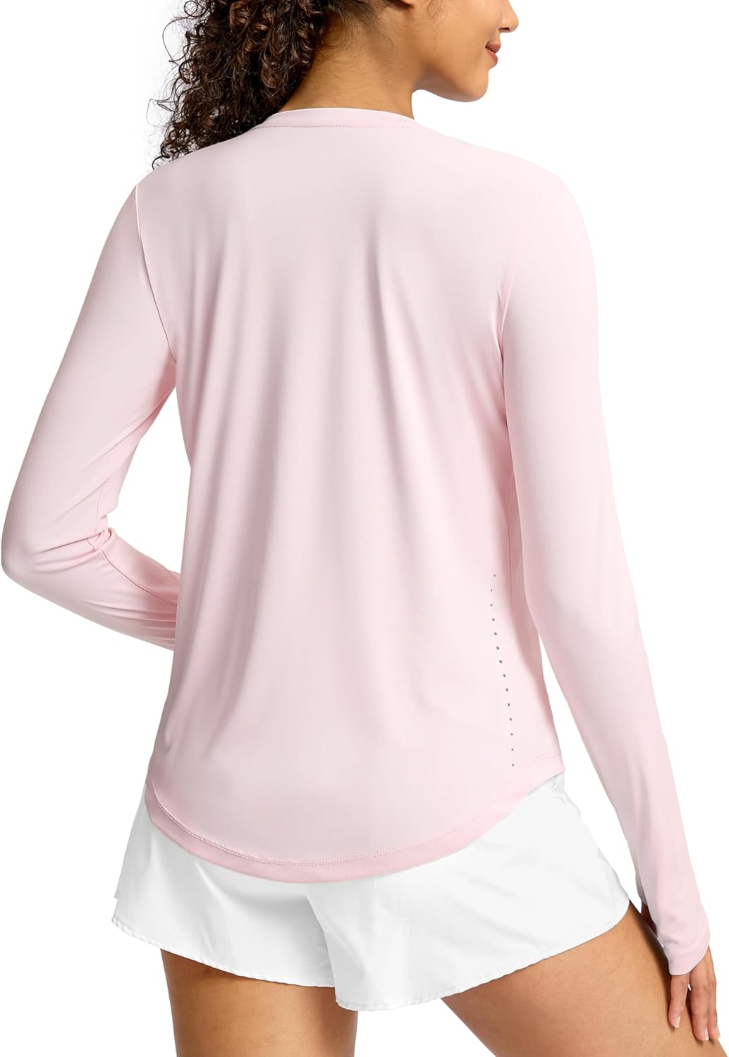 Soothfeel Lightweight Long Sleeve Workout Tops for Women Gym Running Athletic UPF 50+ Sun Shirts Tees Moisture Wicking