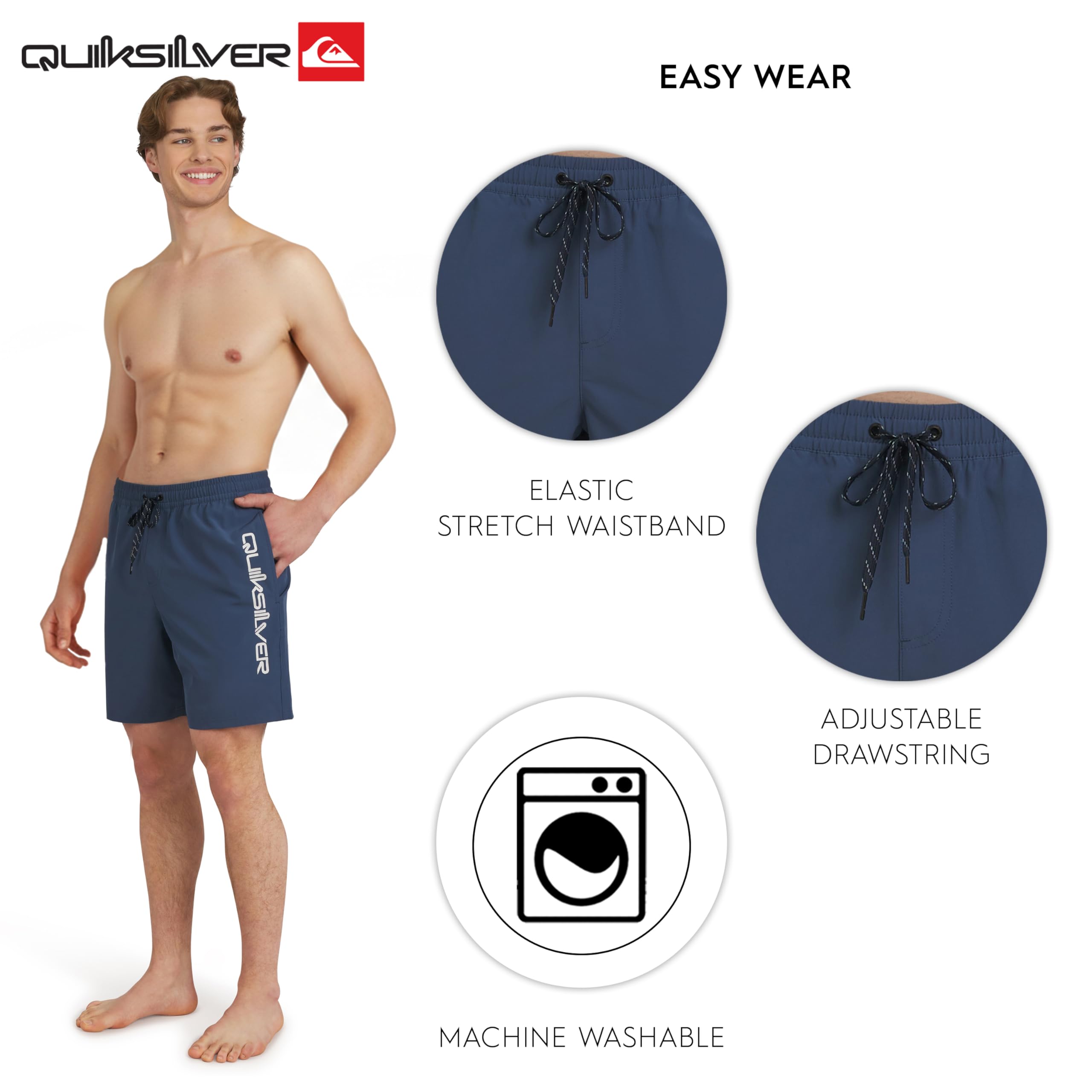 Quiksilver Herren Swimwear Regular Fit Stretchable Comfort Liner Badehose (1er Pack)