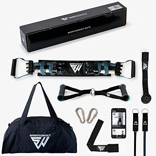 SmartWorkout - Pack Ultimate+ | Inclus Un Kit d'Elastiques de Musculation Elite + Smartpress + Accessoires Additionnels - Ensemble Complet de Fitness pour s'entrainer à la Maison