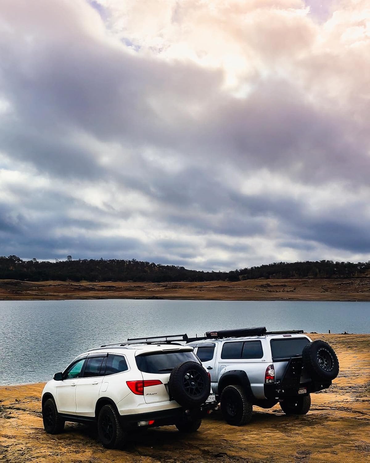 Truxxx 2.0" Front and 1.75" Rear Lift Kit for Honda Pilot (2016-2022) and Passport (2019-2025); Precision Engineered Strut Spacer Leveling Kit for Increased Ground Clearance and Off-Road Tire Fitment.