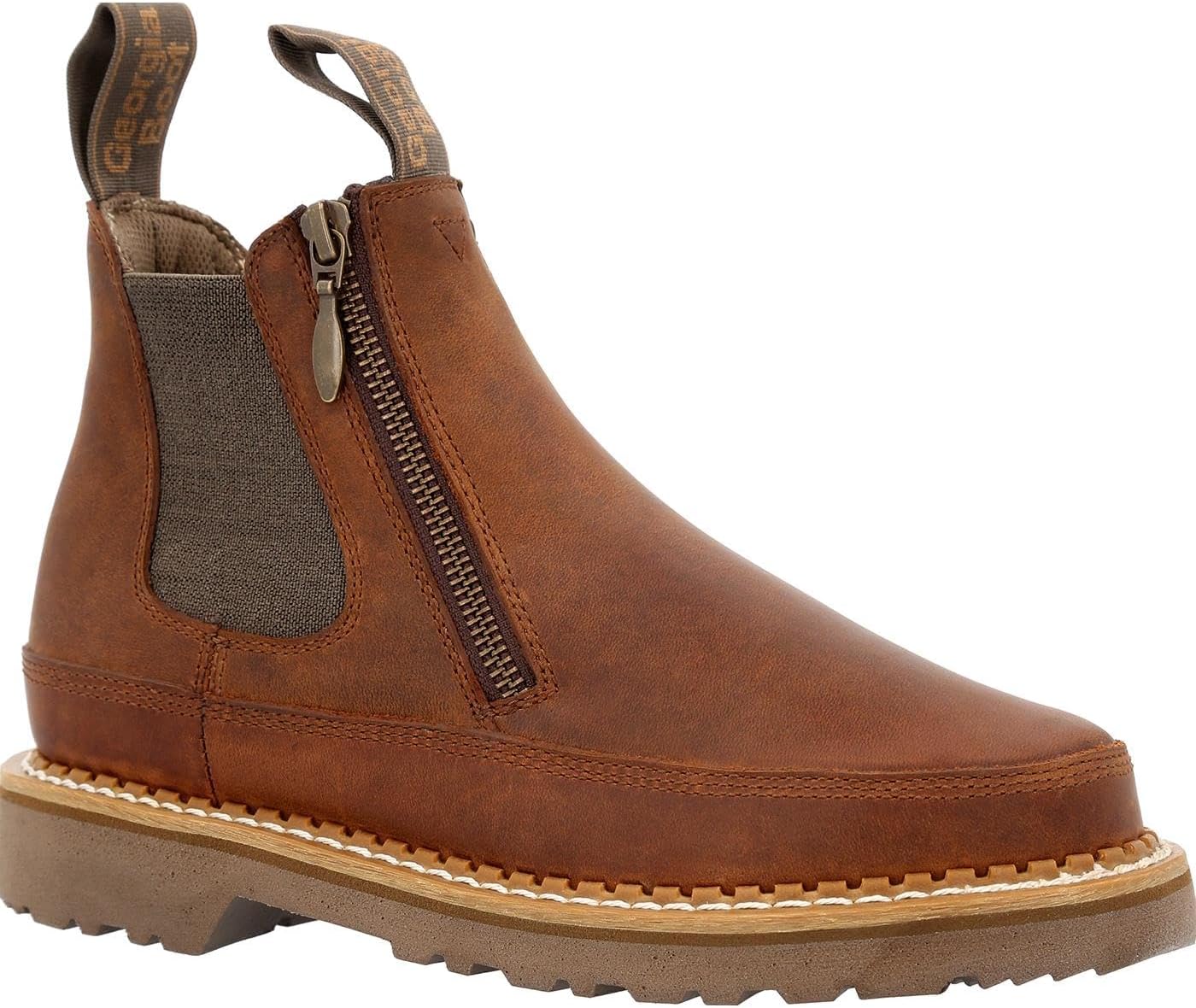 Georgia Boot Women's Side Zip Chelsea Romeo