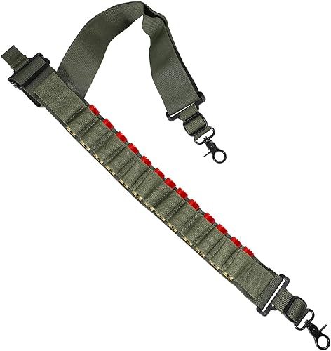 Rifle Escopeta Cinturón de Hombro Shell Sling Munición Revista Bolsa