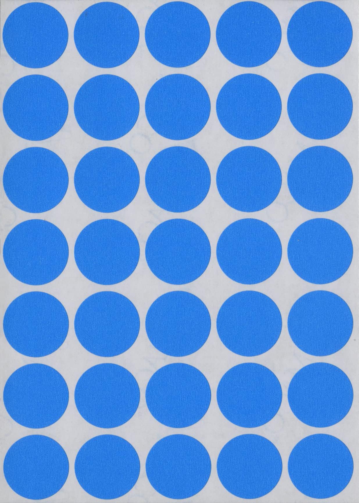 MACO Light Blue Round Color Coding Labels, 3/4 Inches in Diameter, 1000 Per Box (MR1212-3)