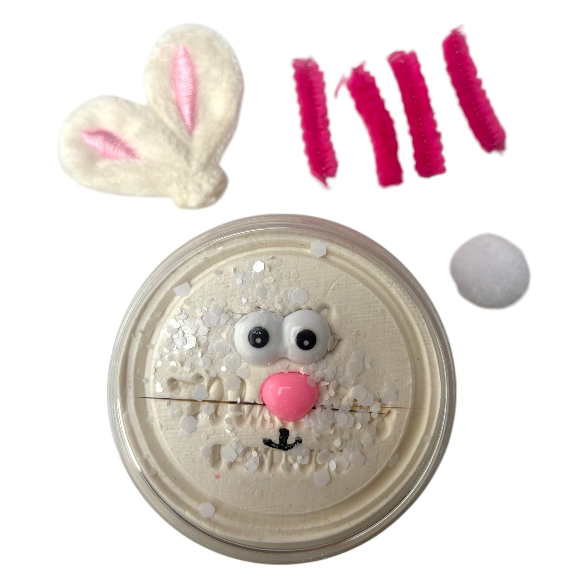 Build A Bunny 130g Scented Playdough Pot — image 1