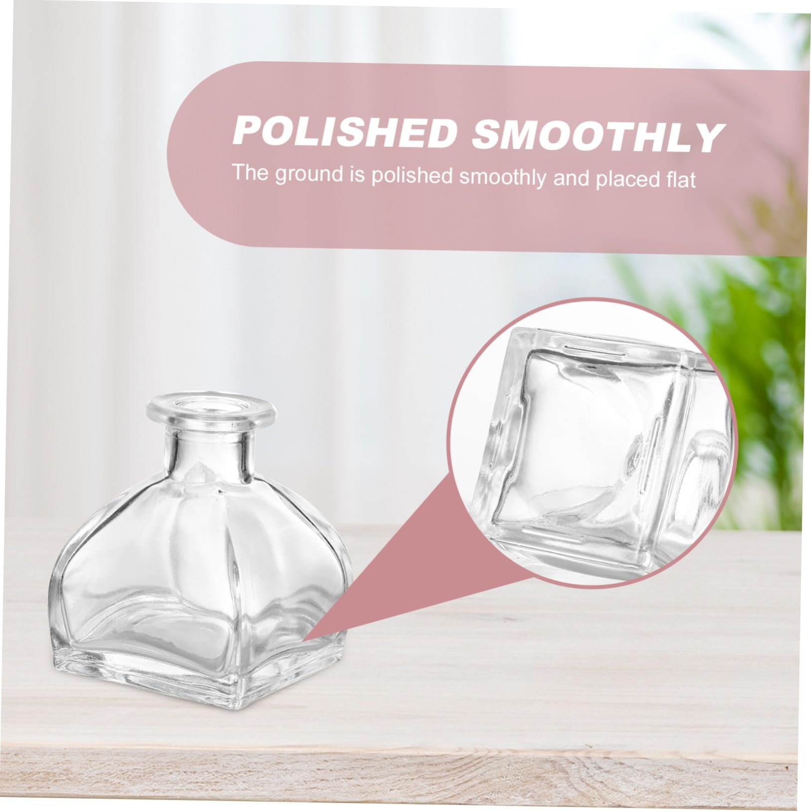 3 Stück Aromatherapie Glasflaschen mit Weithals Transparente Diffuser fläschchen für Ätherische Öle Duftwasser und Spa anwendungen für Zuhause und Veranstaltungen