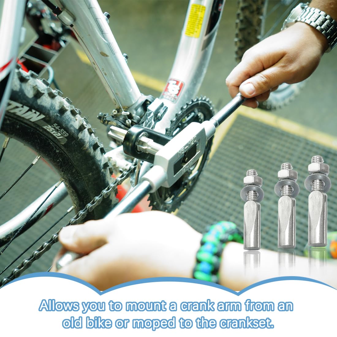 Chiavelle Per Pedivella Bici E Ciclomotori - Set Da 6 Pezzi In 3 Misure - Foto 12