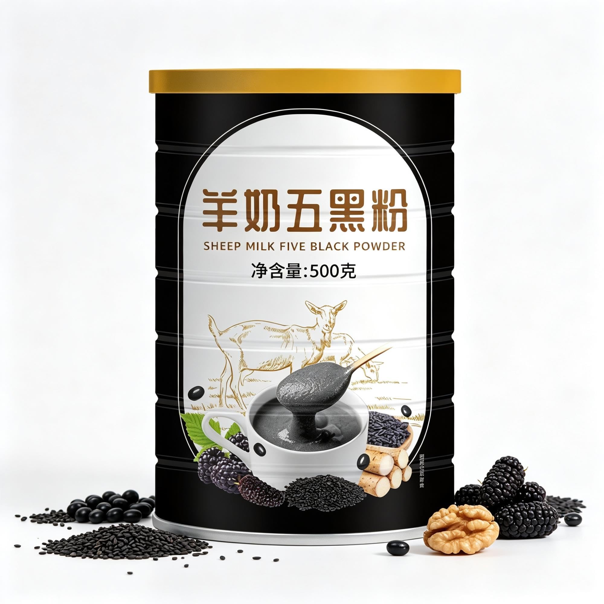 Bevanda istantanea in polvere for la colazione ai cinque cereali 500 g