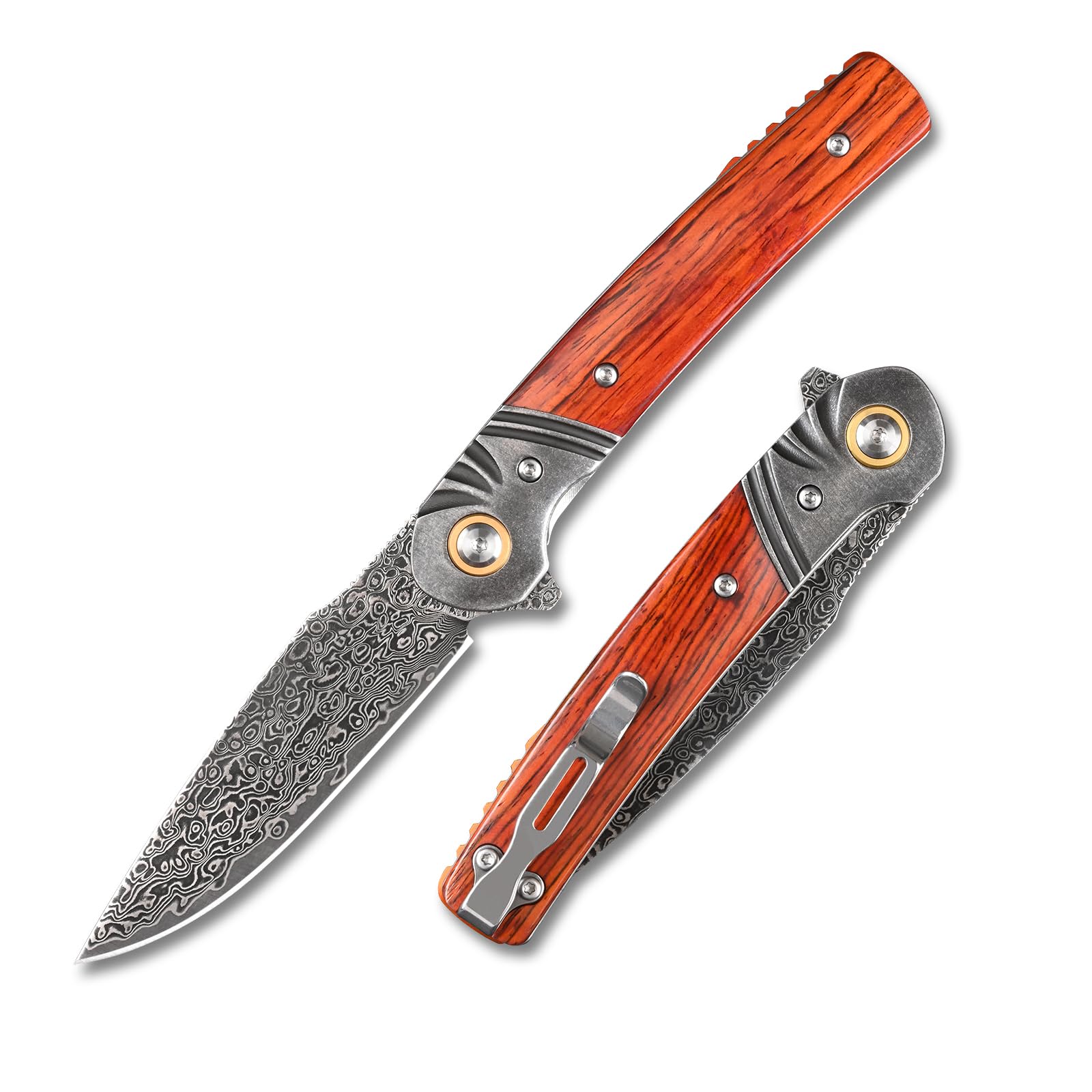 SDOKEDC Outdoor Messer feststehende Klinge aus DC53 Stahl ge