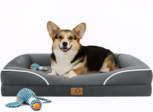 Homemate Camas para Perros de Tamaño Grande: 36 x 27 pulgadas Cama Ortopédica para Perros Grandes XL Cama para Mascotas Gatos al Aire Libre Sofá