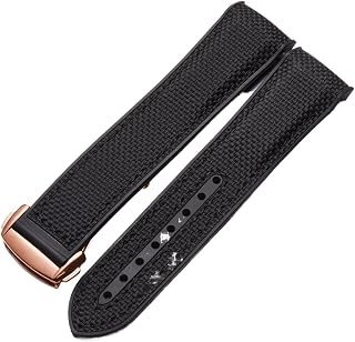20mm 22mm Rubber Silicone Watch Bands Nylon For Omega Straps 300m GMT Chrono 600m Planet Ocean 215 Bracelets