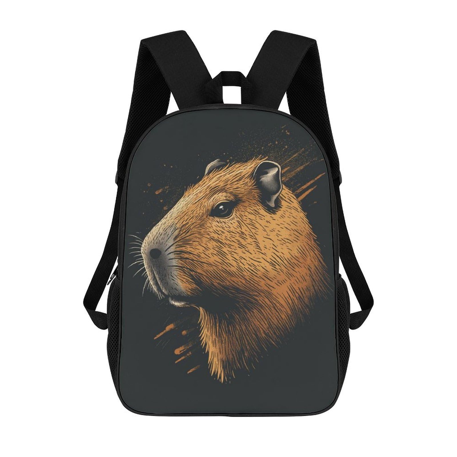 Tnfhsoft Unisex Kids Capybara School Backpack For Children 3D Printed Backpack Backpack Sports Backpacks For Boys And Girls Fashionable Backpack 17 Inches