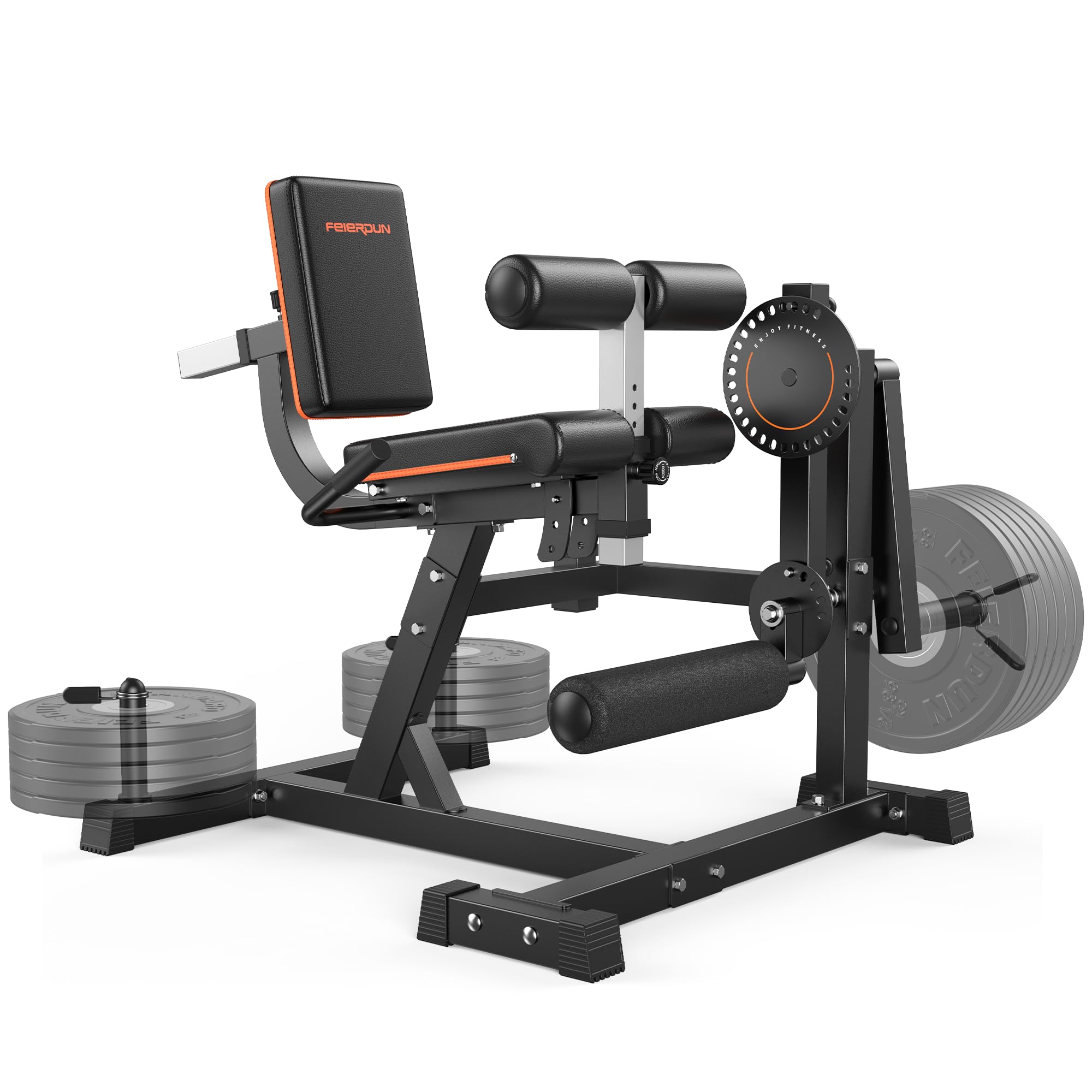 FEIERDUN 4-in-1 Adjustable Leg Extension Curl Machine