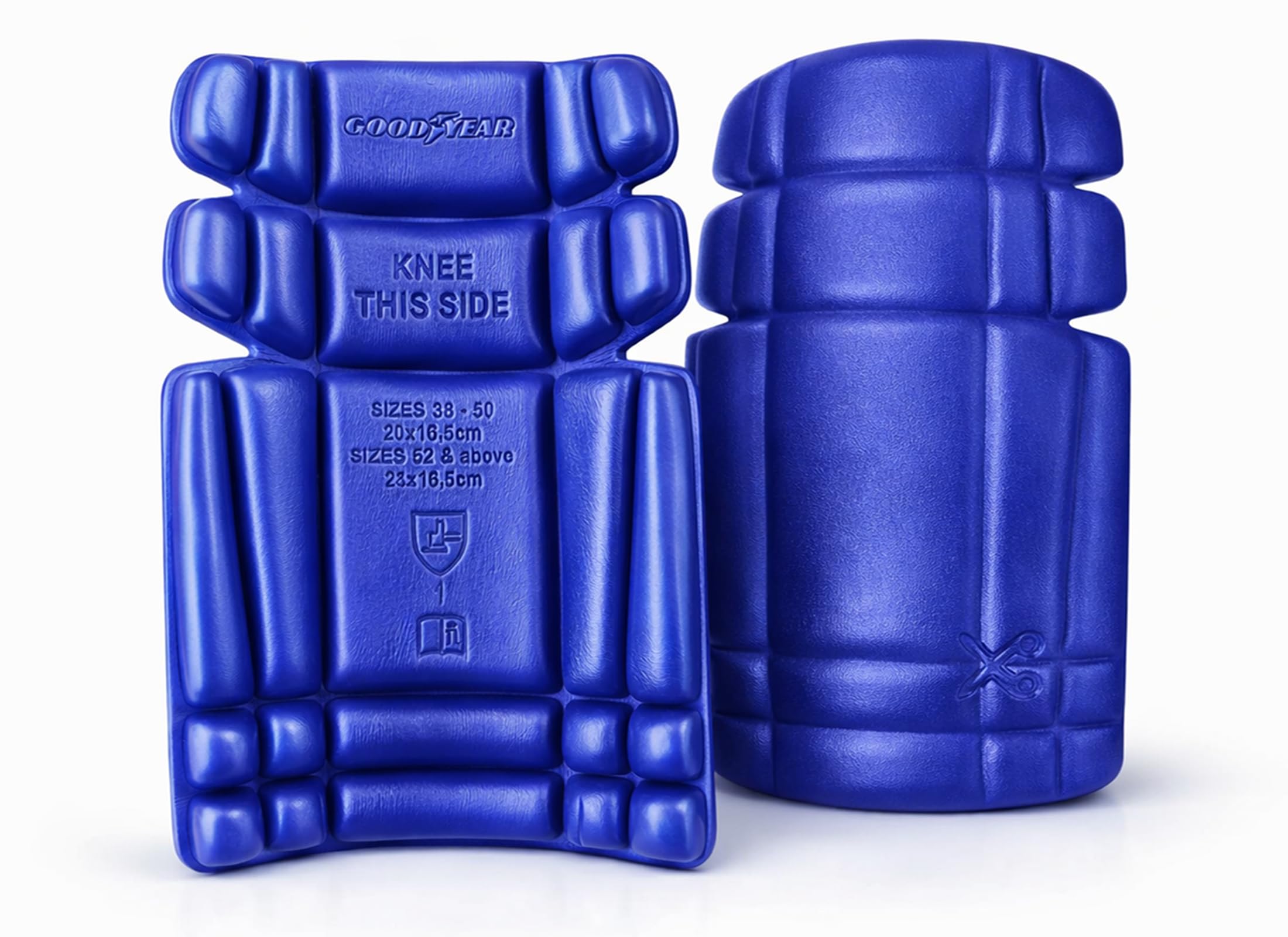 Goodyear Workwear Knee Pads Unisex Hard Wearing Flexible Strong Inserts (Pair)