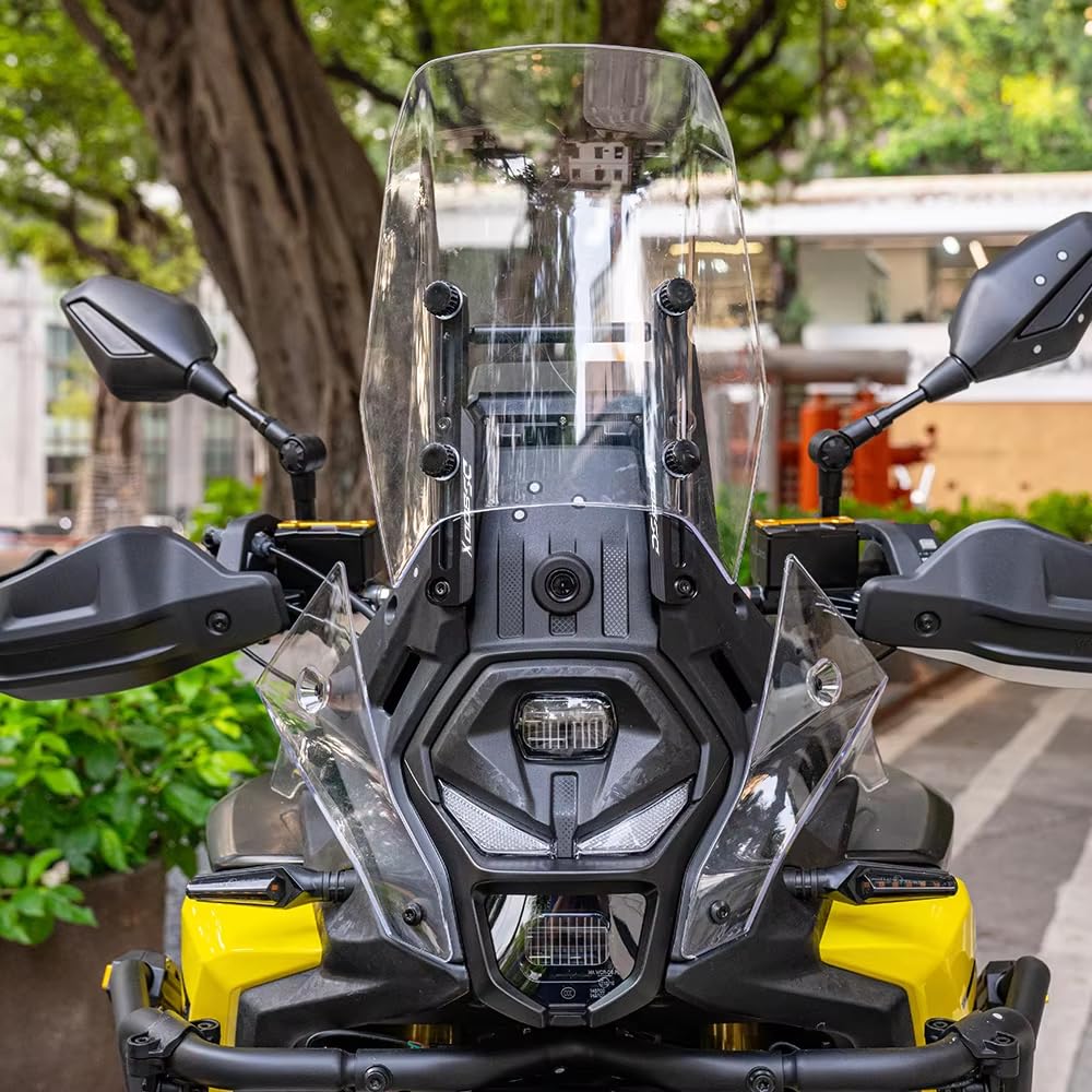 Adecuado para VOGE DS800X Rally DSX800 DS 800X 800DSX 2025 2026 Motocicleta Regulador Parabrisas Soporte 800 Rally DSX DS800X Accesorios, Negro