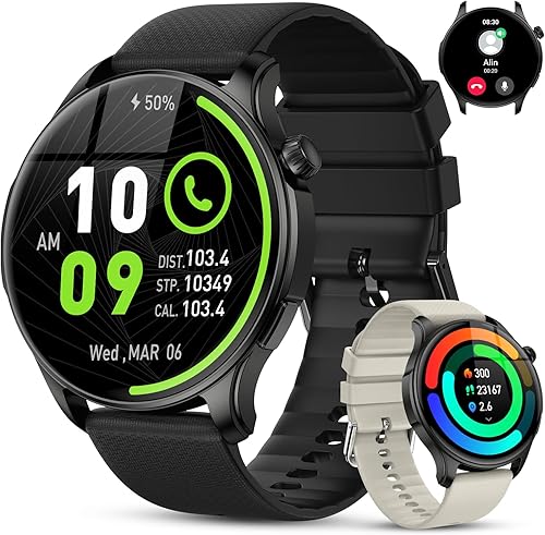 Reloj inteligente para hombres y mujeres Fitness resistente al agua, responder llamada, relojes digitales para hombre, rastreador de pasos, reloj