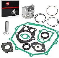 Vista 1 de Kit de reconstrucción de sello de junta de pistón y anillo de 285 cc, orificio de gran tamaño de 0.010 in, compatible con carrito de golf YAMAHA G2