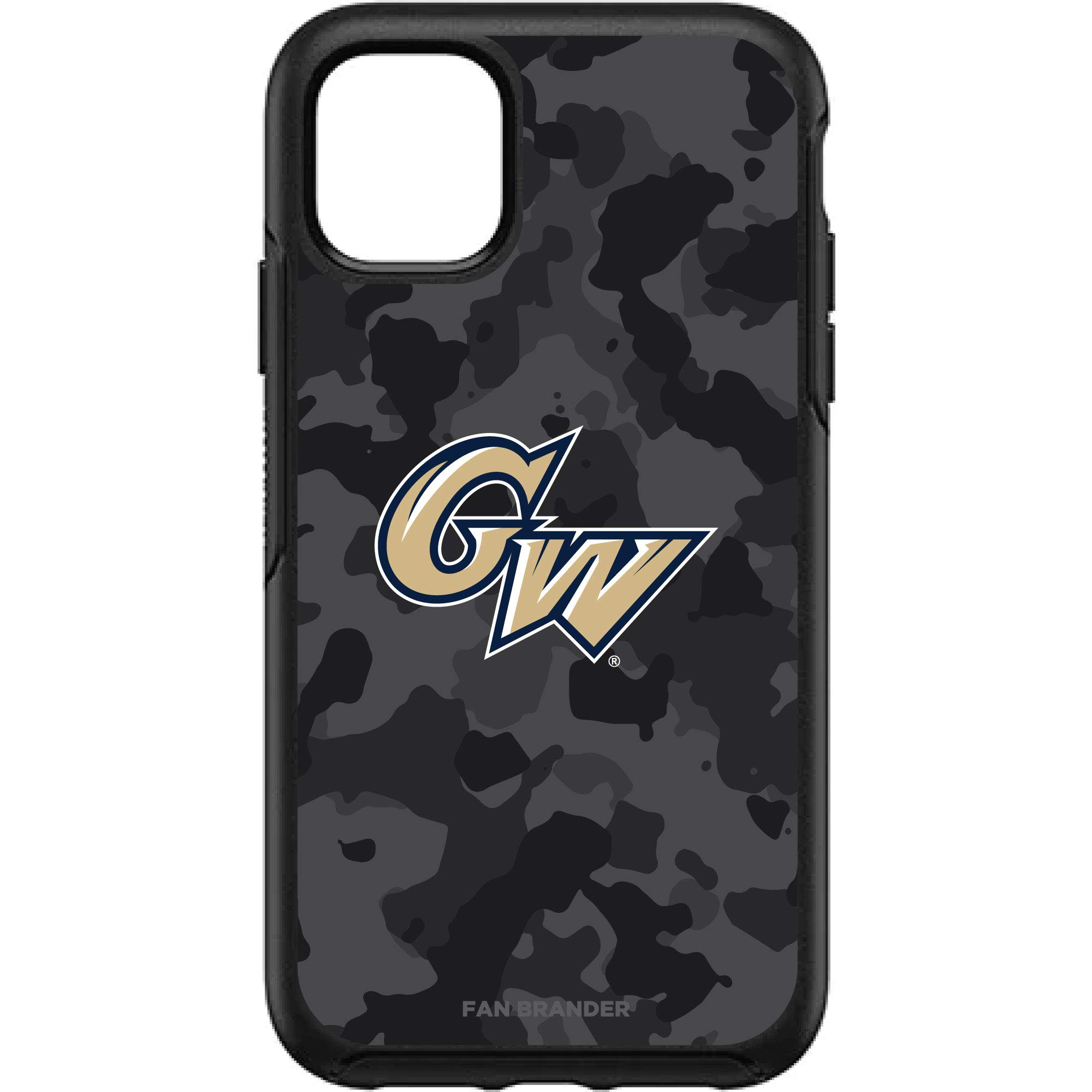 Fan Brander NCAA OtterBox Symmetry Phone case with Urban Camo Design Compatible with Apple iPhone 11 Pro