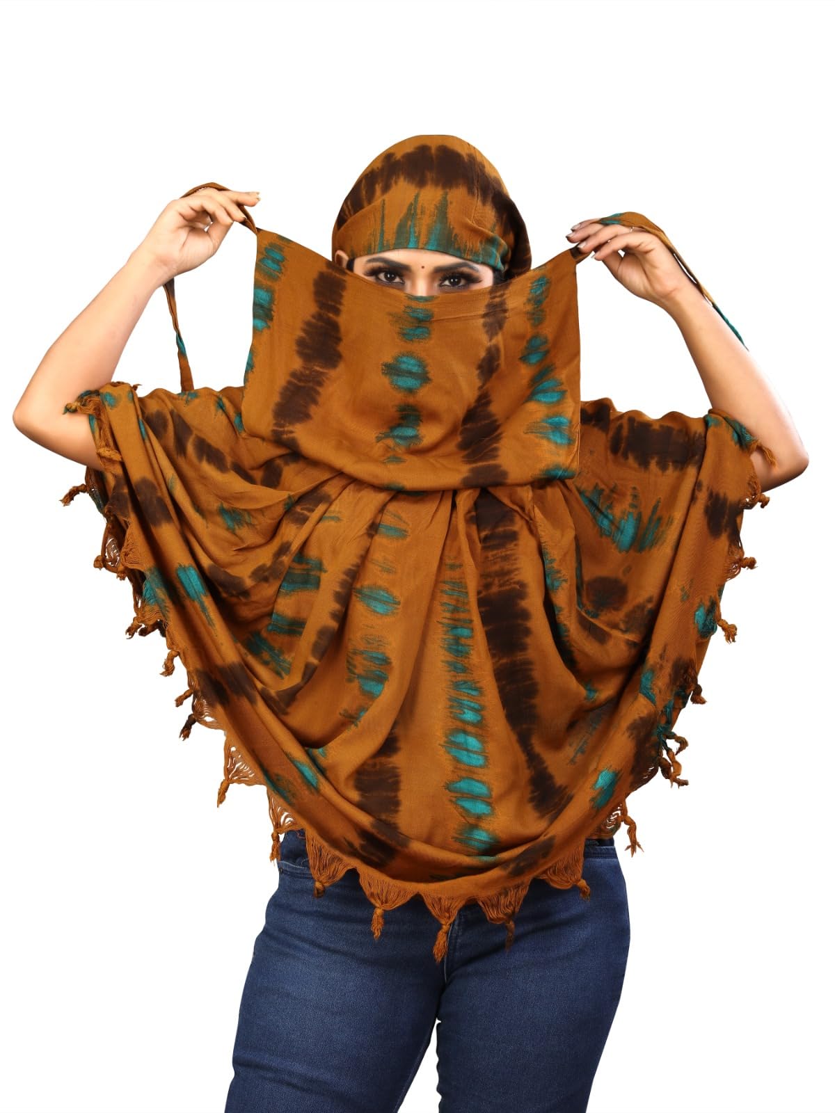SHREEJI ENTERPRISE Long Scarf Cum Mask scarves Usable for vehicle Driver, Printed Design, Universal Size, For Girl & Women, Breathable Sun Protection Light Weight-image-8